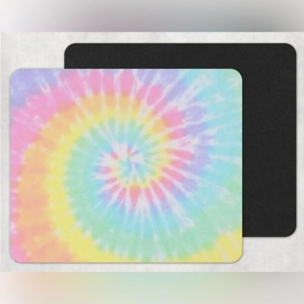 Pastel Tie-Dye Mouse Pad